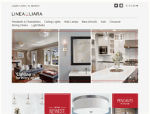 Tablet Screenshot of lineadiliara.com